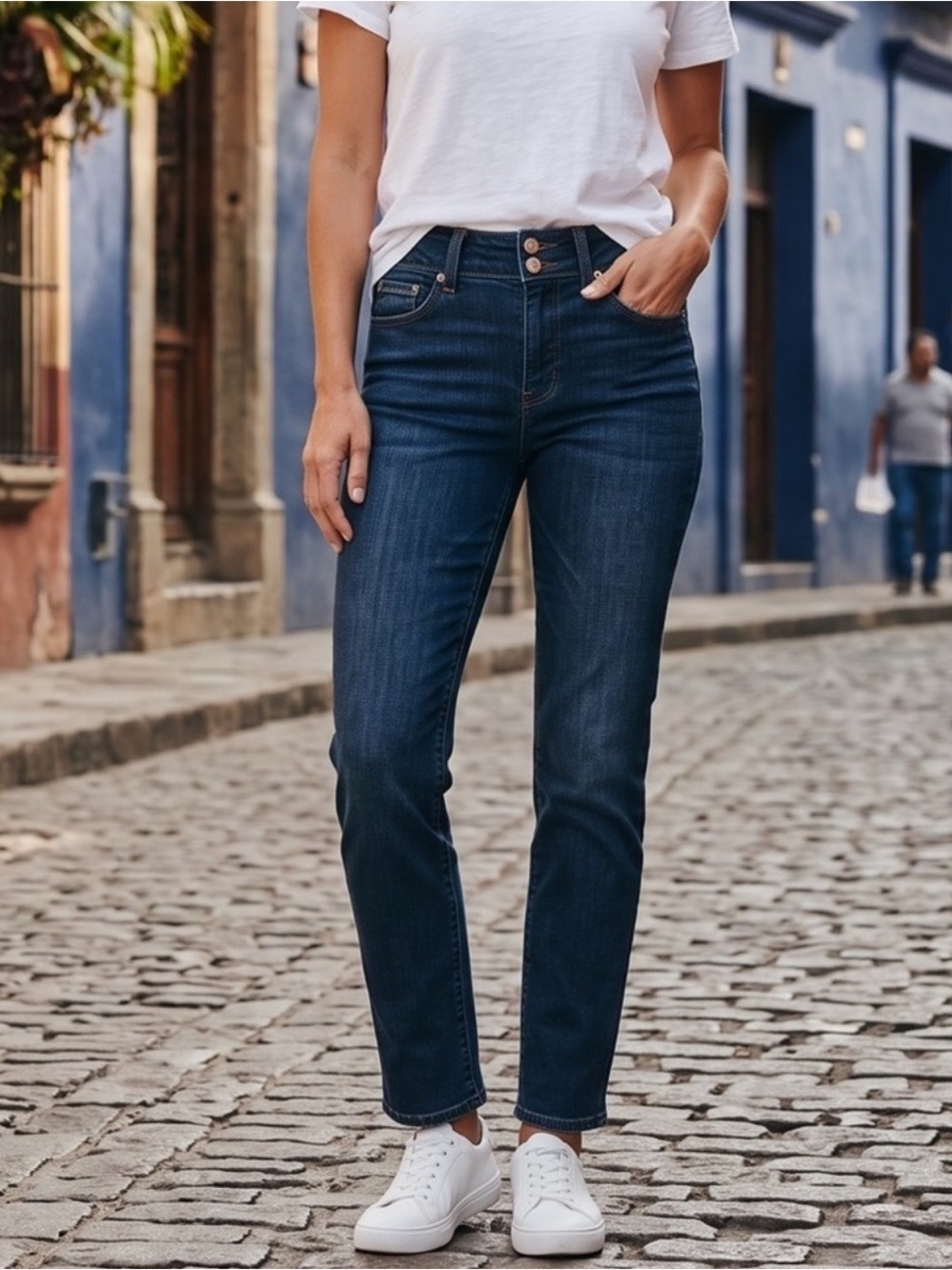 27 PAIGE Blue Straight Leg Jeans Classic Style